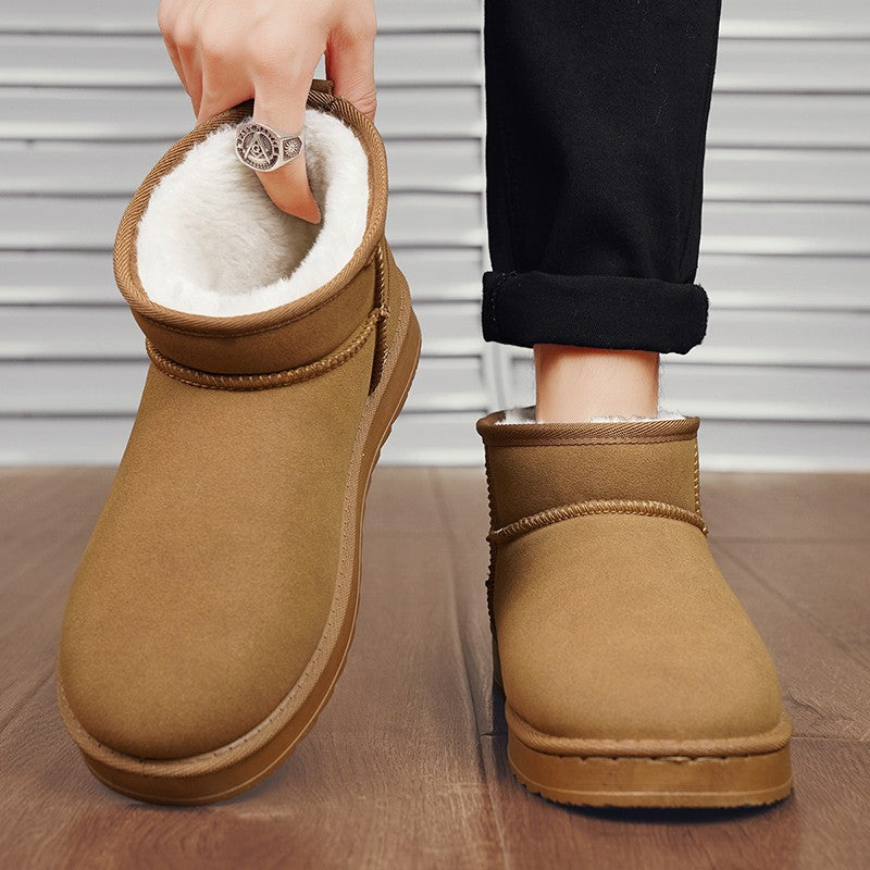 Mens Shoes Classic Top Quality Suede Leather Ankle Boots 2025 Winter Snow Boots for Men New Fashion Australia Boots 36-45