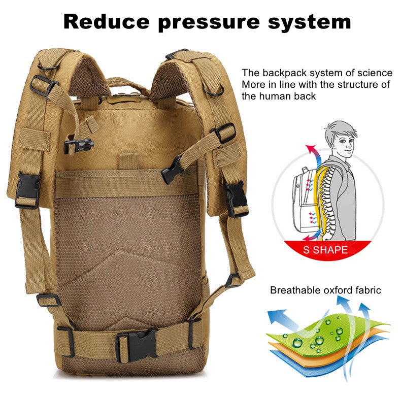 30L 900D Nylon Waterproof Backpack Outdoor Military Rucksacks Tactical Sports Camping Hiking Trekking Fishing Hunting Bag
