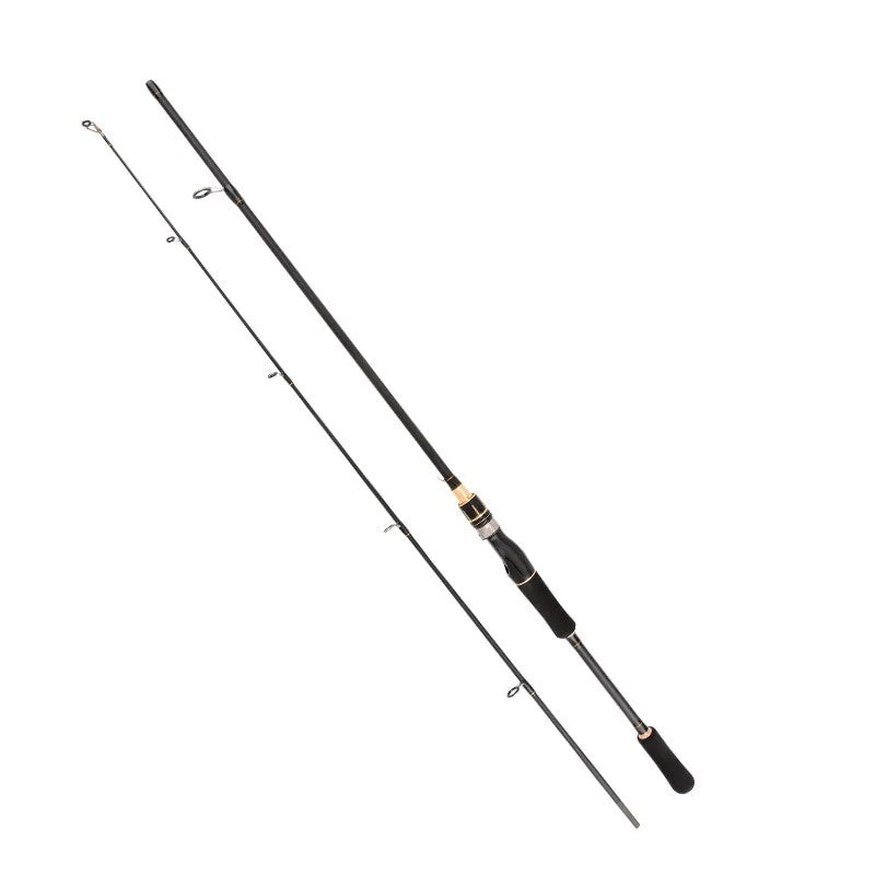 1.8-2.7 M Adjustable Telescopic Sub Rod Carbon Vibrating Solid Rod With Slight Handle Straight Handle Long Throw Fishing Rod