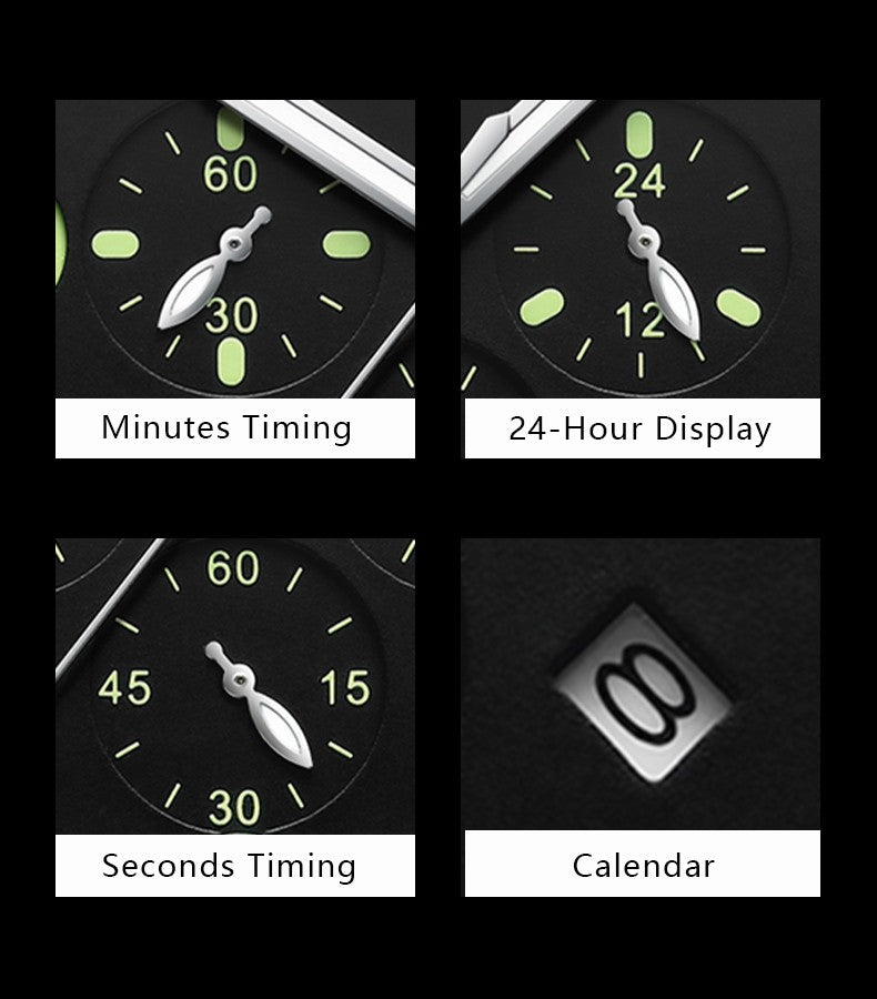 POEDAGAR Luxury Military Watch For Men Waterproof Luminous Leather Man Watch Quartz High Quality Men's Sports Watches Male Reloj