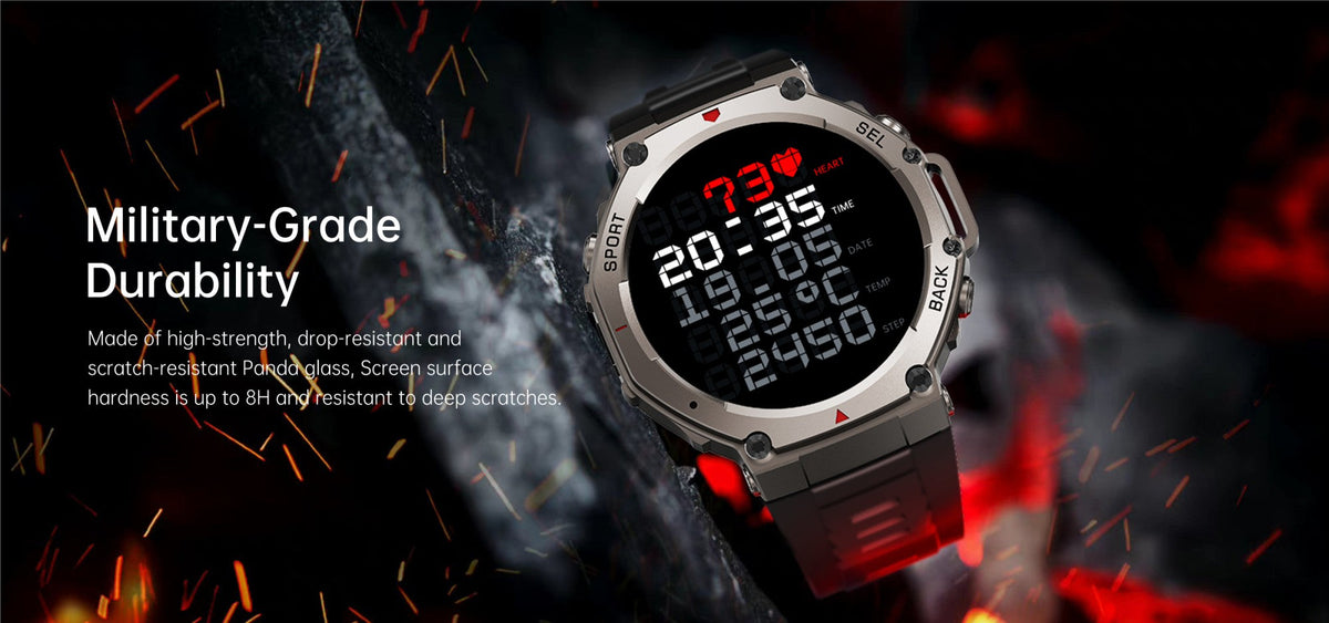2025 Original T-Rex 3 Ultra Military GPS Smartwatch Built-in GNSS Compass Altimeter 10ATM Waterproof Sports Smartwatch Men Women