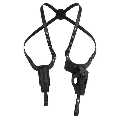 Game Resident 9 Requiem Leon Kennedy Cosplay Belt Straps Bags Gloves For Men Disguise Leather Harness Roleplay Props Halloween