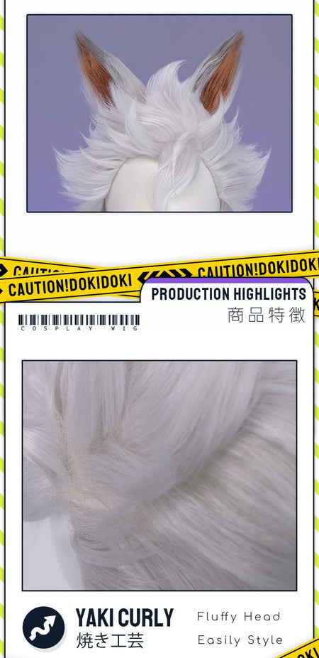 ?Ready for Ship?Idia Malleus Leona Vil Crowley Wig Game Cosplay DokiDoki Men 120cm Long Hair Fiber Idia Halloween  Free Wig Cap