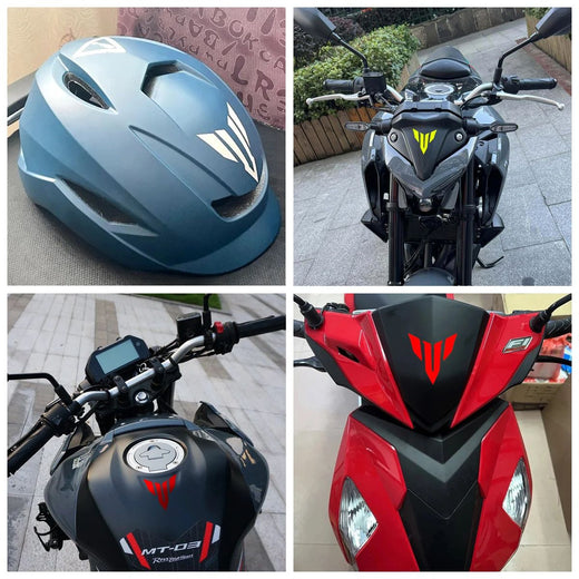 Refit Reflective Vinyl MT Logo Motorcycle Stickers Body Tank Accessories Decal For Yamaha Mt-03 Mt-07 Mt-09 Mt-10 MT 07 09 03 10