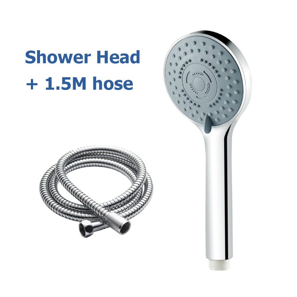 5 Modes Shower Head Set High Rainfall Massage Handheld Bath Sprayer Nozzle Shower Head With Hose Bracket Bathroom Accessories