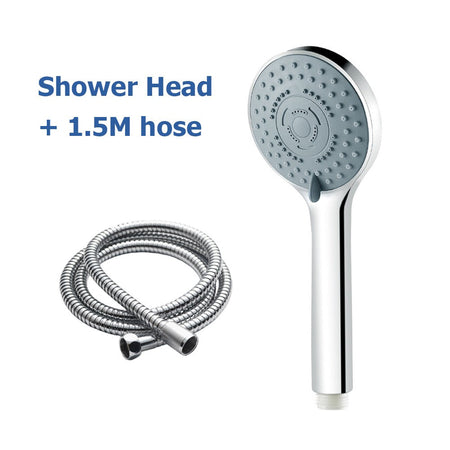 5 Modes Shower Head Set High Rainfall Massage Handheld Bath Sprayer Nozzle Shower Head With Hose Bracket Bathroom Accessories