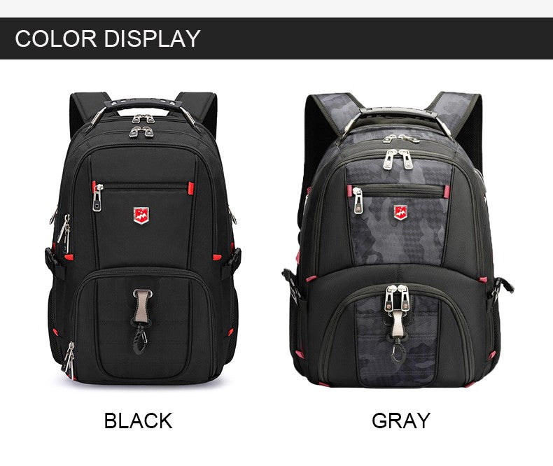 Waterproof Men's Backpack 17/20 Inch Laptop Backpacks School Travel Bag Swiss-style Large Capacity Business bagpack Male Mochila