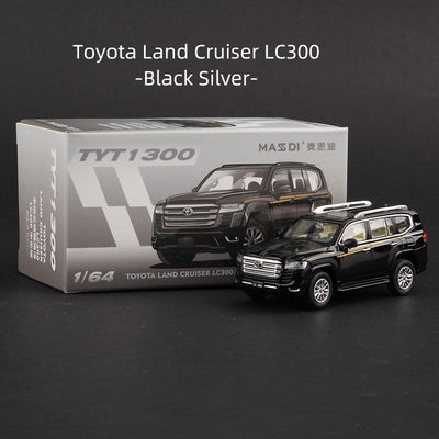 Massdi 1:64 Toyota Land Cruiser LC80 LC300 Car Model Alloy SUV Off-road Miniature Diecast Vehicles Toy Collection