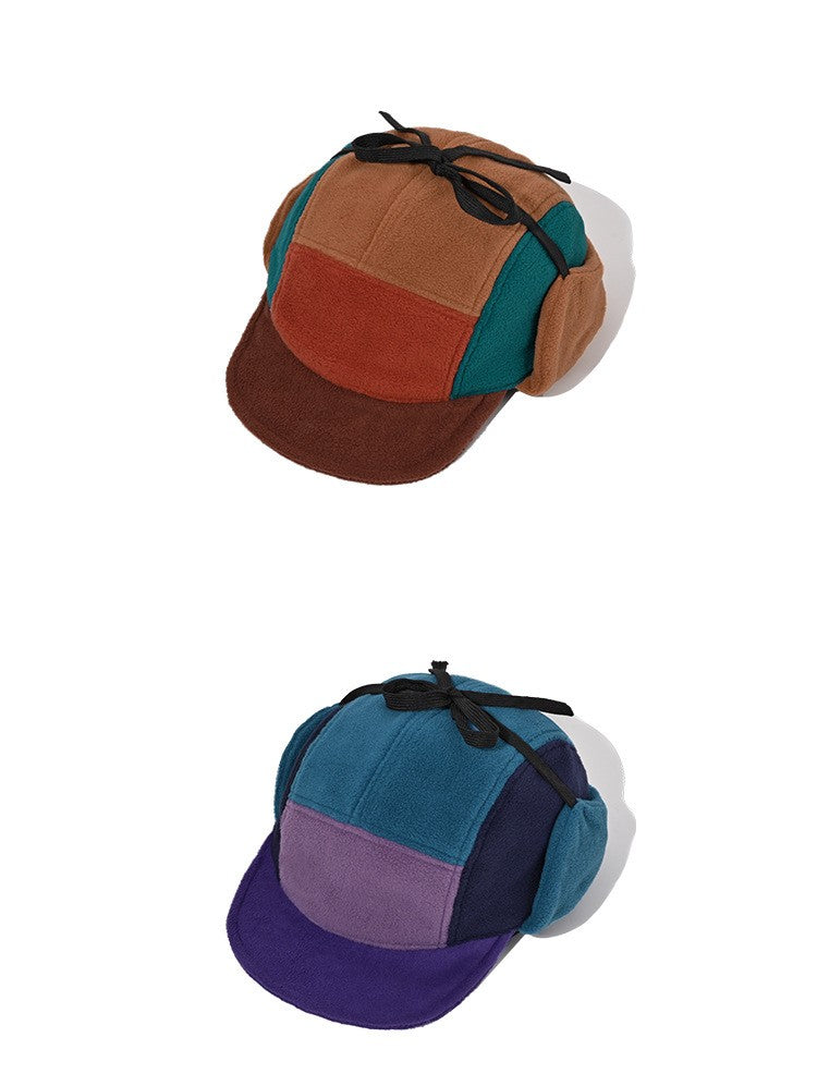 Windproof Thermal Fleece Winter Hat Five Panel Fisherman Style Cycling Outdoor Cold Weather Ear Protection for Winter Sports?