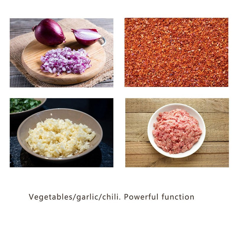 2500W Stainless Steel Kitchen Meat Grinders Business Home Dumpling Stuffing Vegetable Crusher Meat Mincer Stuffing Machine