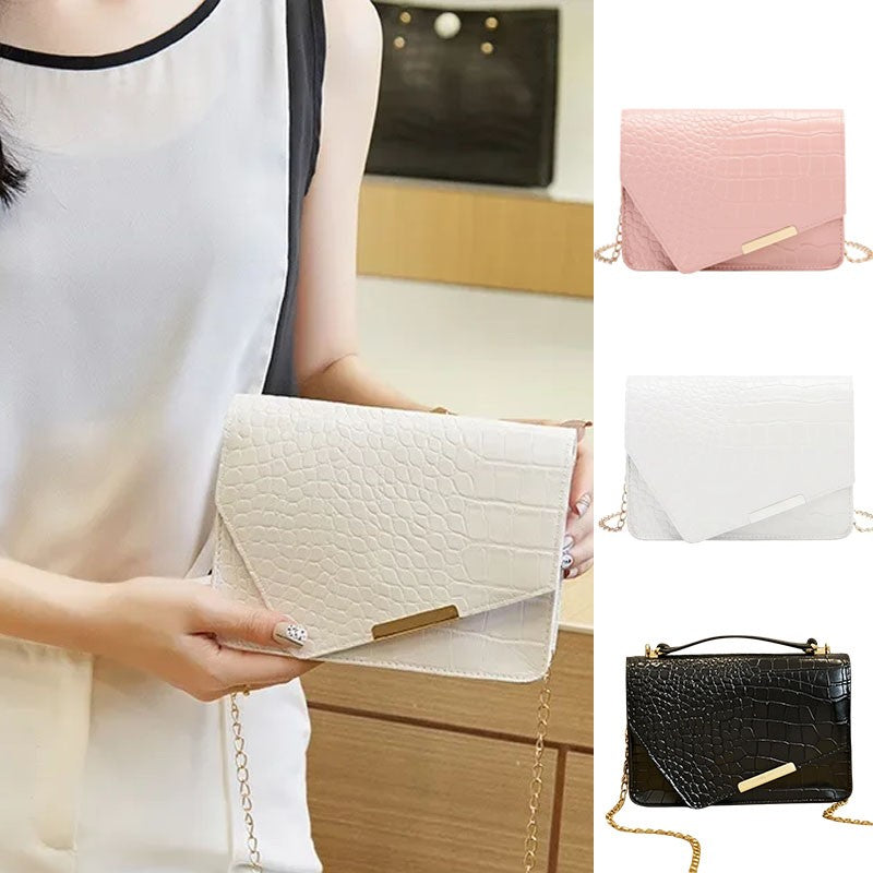 Mini Women's Shoulder Bag Luxury Brand Handbags for Women 2024 High Quality White Purse PU Hasp Messenger Bag Ladies Hand Bag
