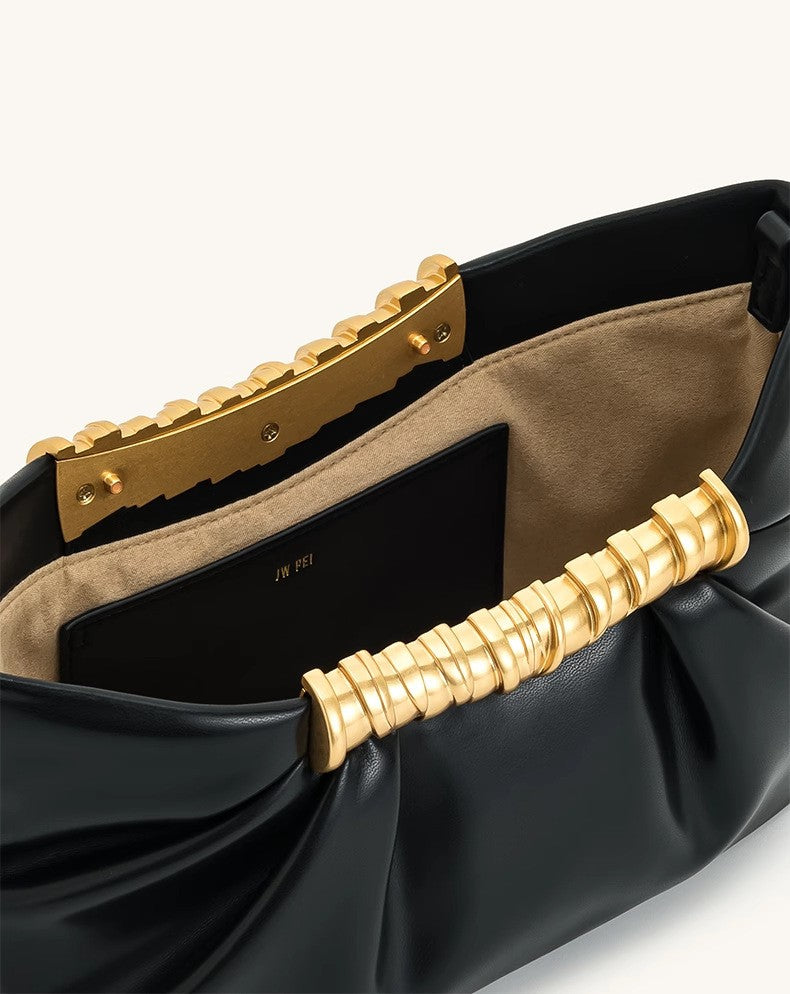 2025 Summer New Evening Handbag For Women Wrinkled Metal Fashion Bag Clutchs ????? ??????? ????????? ??????? ??????? Sac à Main