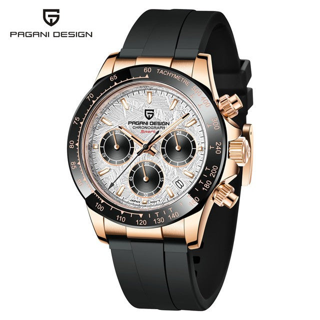 40mm New V2 PAGANI DESIGN Men's Quartz Watches Sapphire Retro Chronograph Stainless Steel Waterproof Watch Men Relogio Masculino
