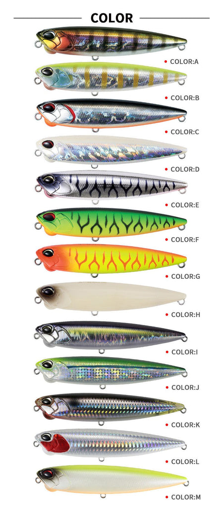 85mm 11g Floating Pencil Fishing Lure Topwater Walking the Dogs Freshwater Swimbait Wobbler for Pike Bass Artificial Hard Baits
