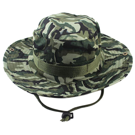 Fashion Men And Women Outdoor Camping Sport Travel Camouflage Fisherman Sunscreen Hat Foldable Wide Brim Soft Hat