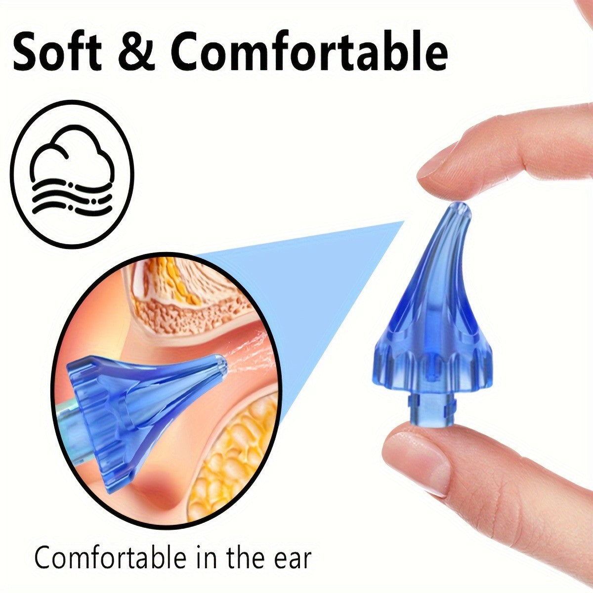 9pcs Effective Earwax Removal Tool With Earball Syringe Travel-Friendly Ear Cleaning Kit For Gentle Cleaning Of The Ears Earwax