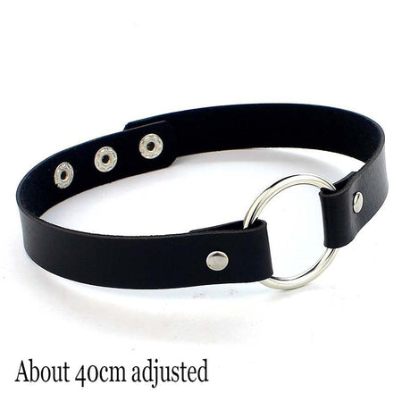 Woman Black Punk Choker Collar Necklace Sexy PU Leather Heart Lock Key Spike Chocker Gothic Cosplay Accessories Party Jewelry