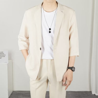 Spring Autumn Men's Suit Jackets Korean Popular Clothes Men Formal Clothes Man Brand Clothing Mens Blazzer Casual Man Sacks Male