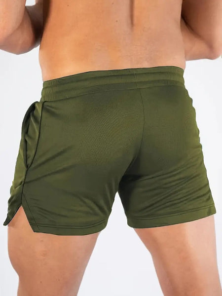 2024 Latest, Fast Drying Breathable Muscle Running Shorts, Marathon Seven Legs, Fitness Beach Pants, Tight Mesh Fabric, Hip Hop