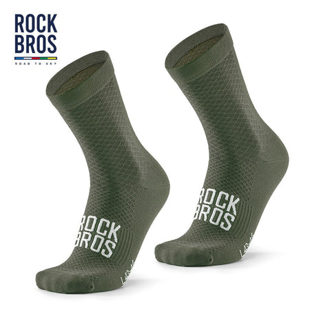 ROCKBROS Cycling Socks Soothing Sport Socks Shock Absorbing Bike Socks Breathable Fabric High Elastic Outdoor Socks A pair