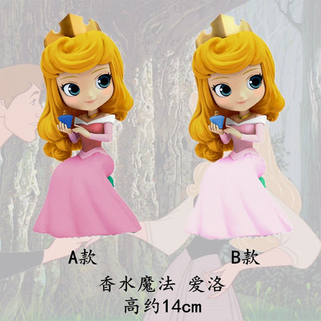 Original Qposket Disney Princess Ice And Snow Strange Love Elsa Ariel Belle Aurora Snow White Mermaid Mulan Cute Toy Doll