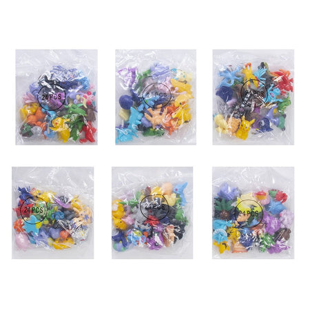 Pokemon Cartoons Anime Figures Toys Snorlax Pikachu Eevee Pocket Monster Figure Doll Model Kids Birthday Gift Bulk Buy Lot