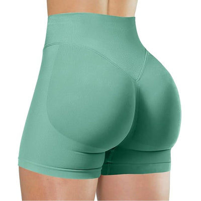 Summer High Waisted Yoga Shorts Fashionable and Sexy Running Fitness Pants Solid Color Yoga Leggings Customizable labels
