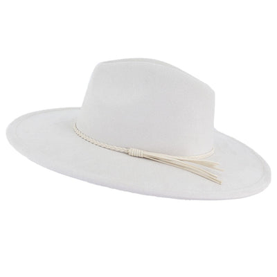 Suede Top Hat 9.5cm Wide Brim Fedora Hat Men Women Autumn Winter Felt Jazz Hats Classic Church Fedoras Chapeau Sombrero Mujer