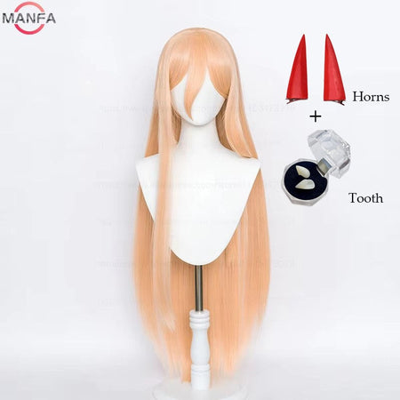 High Quality Anime Marin Kitagawa Power Cosplay Wig Long Pink Orange Heat Resistant Synthetic Hair Wigs + Wig Cap