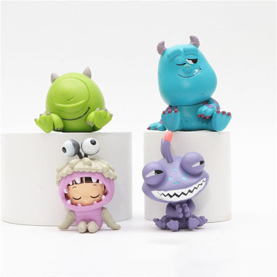Q Version Anime Figures Cartoon Toy Story Woody Alien Monsters University James P. Sullivan Model Toys Children Christmas Gift