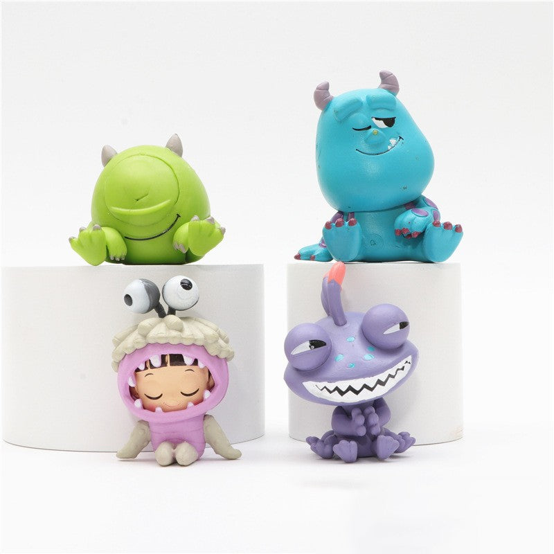 Q Version Anime Figures Cartoon Toy Story Woody Alien Monsters University James P. Sullivan Model Toys Children Christmas Gift