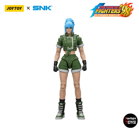 ?JOYTOY?1/18 Action Figure SNK KOF'98UM Ikari Warriors Team Leona Heidern Model Toy Gifts