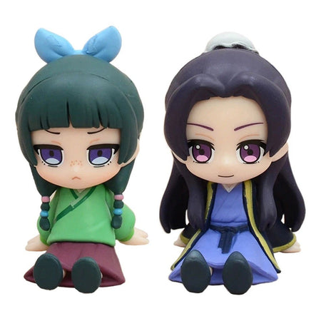 The Apothecary Diaries Maomao Jinshi Q Version Mini Figure Anime Periphery Kawaii Sitting Toys Desktop Car Ornaments Model Gifts