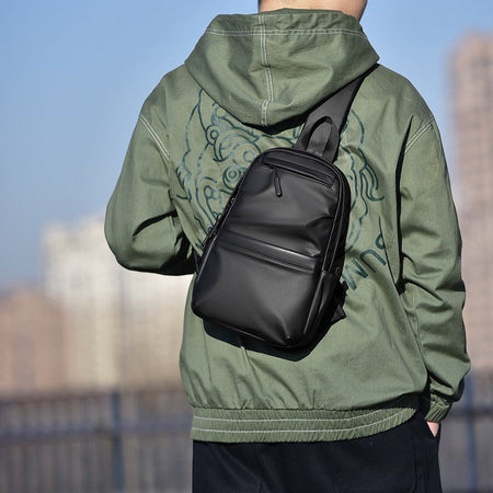 Men Portable Multifunctional Daily Crossbody Bag Trendy Street New Messenger Bag Men Sports Large Capacity Diagonal Backpack