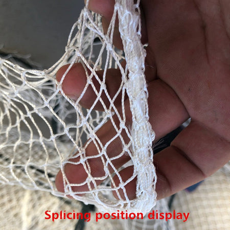 3mm-5mm Mesh Semi-Finished Knotless Nylon Fishing Net Outdoor Fishing Network for Cage Breeding Net Trawl Net Fishing Tool