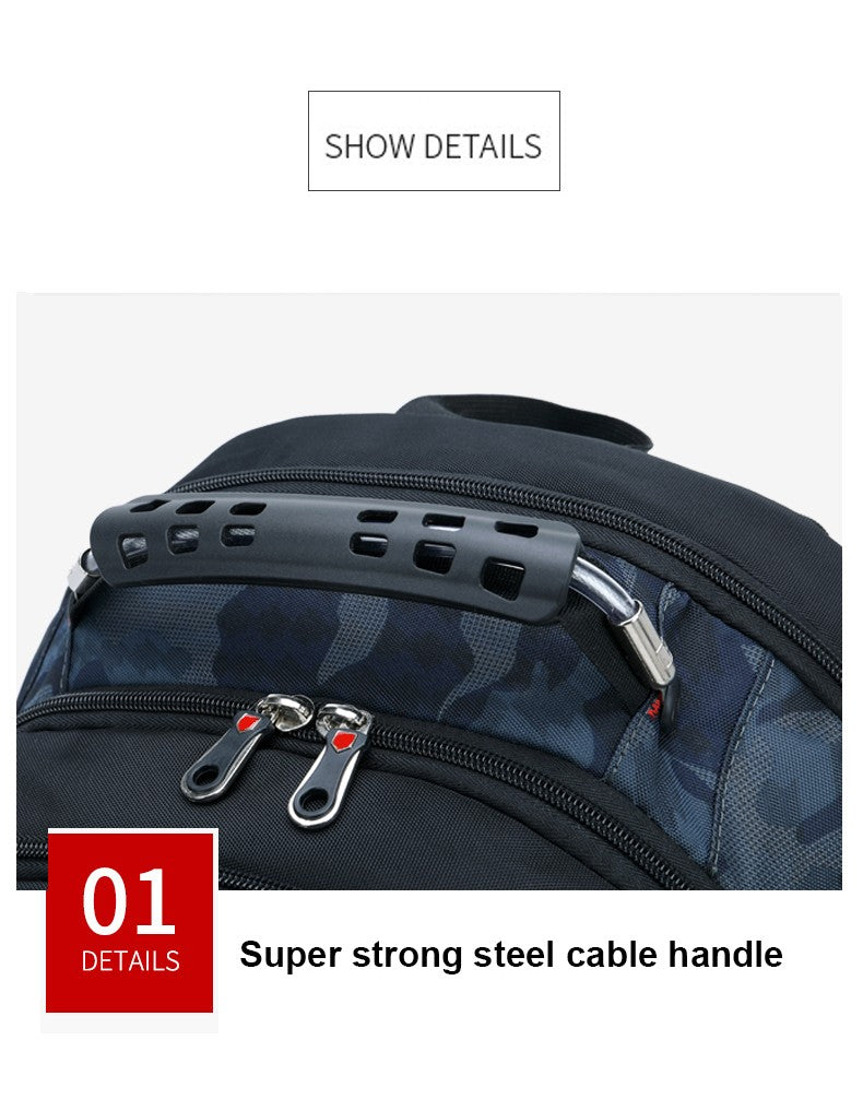Brand Men's Backpack Anti-theft Waterproof 17inch Laptop Backpacks USB Charging Business Travel Backpack School Bag Male Mochila