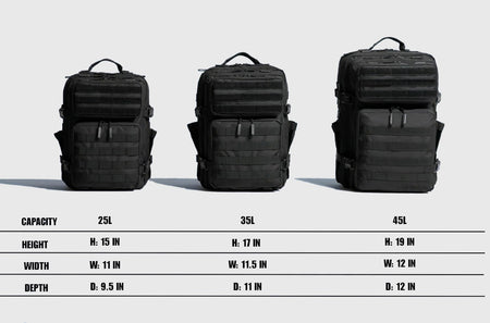 45L Tactical Backpack Men Outdoor Waterproof Sports Travel Gym Hiking Bug Out Bag Military Camping Hunting Survival Rucksack