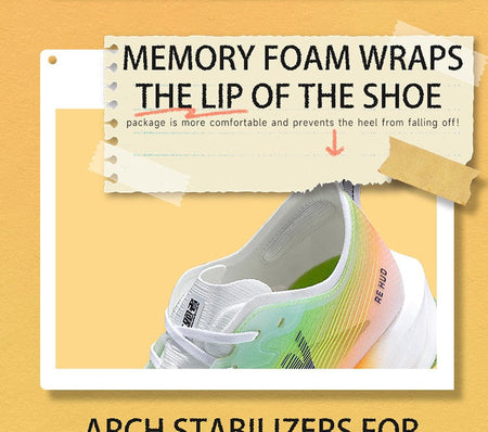IRUNSVAN HEAT 2.0 Carbon Plate Sneakers Marathon Racing Professional Running Shoes Men Athletic Training Sport Shoes