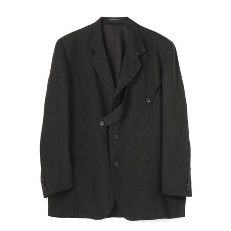 WVGA Spring Autumn New Man Tide Yamamoto Trendy Linen Blazer Niche Chic Casual Turn-Down Collar Long Sleeve Suit Coat Ins W13673