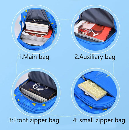 Kid's Shoulder Bag Geometry Pattern Teen Children Backpack Fashion Schoolbag Boy Girl Backpack Book Bag Waterproof Mochila ?