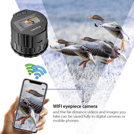 ? 1920X1080 Eyepieces Camera WiFi Electronic 1.5'' High-Definition Screen Portable Recorder Telescopes with APP Connection