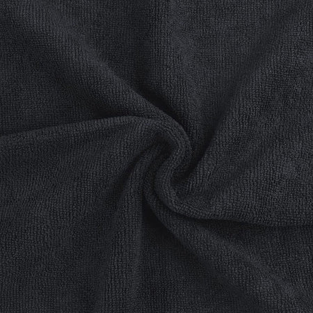 Black Microfiber Salon Hair Drying Towel Guest Used Hand Towels Hair Stylist Spa Bath Hair Drying Towel Cleaning Towel
