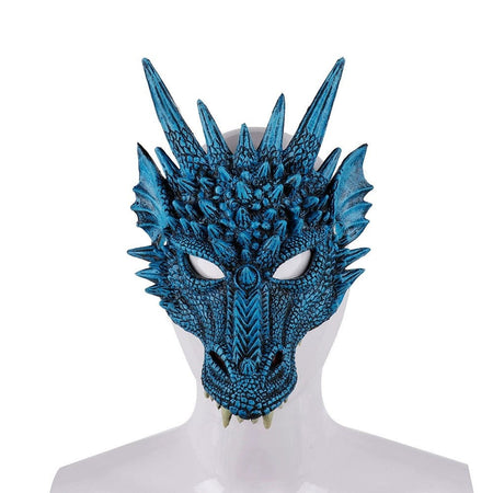 PU Foaming 3D Animal Dragon Mask for Halloween Carnival Party Halloween Dragon Mask Cosplay Dragon Scary Mask Monster Mask