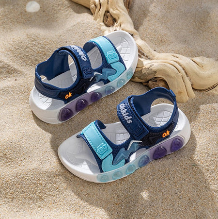 New Summer Children's Soft Soled Sandals Anti Slip Breathable For Boys And Girls Water Wading Baby Beach Sandals