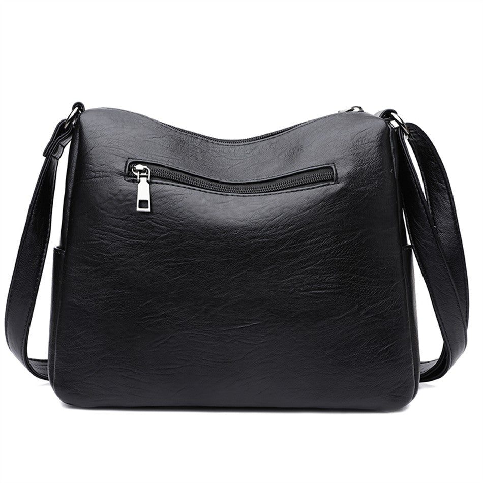 Soft Leather Women Bag Branded Designer Ladies Handbag Purses 2023 Luxury Female Shoulder Bag Large Capacity Crossbody Bags Sac