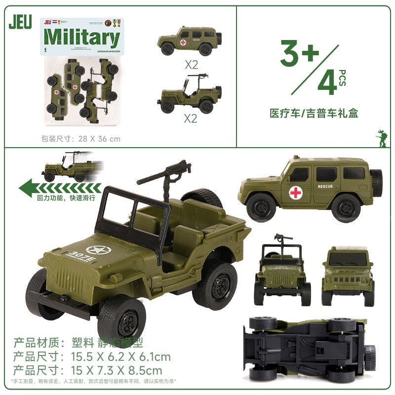 ViiKONDO Army Men Toy Military Vehicle Model Wargame Accessories Tank Radar Missile Launcher Artillery Fighter Barrack Bridge