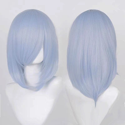 Cosplay Wigs Multicolor 16 Inch Short Straight Men's Wig Synthetic Heat Resistant Wigs for Anime Cosplay Halloween Party Use
