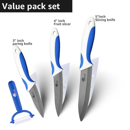 Kitchen Chef Knife Rustproof Fruit Paring Knife Ceramic Knife Household Utility Vegetable Slicing Knives Sharp Black Blades Cook