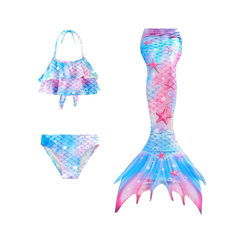 Mermaid Costume for Mermaid Tail for Swimming Can Add Monofin Fin Ariel Mermaid Costumes Cosplay BiSwimsuit set gift