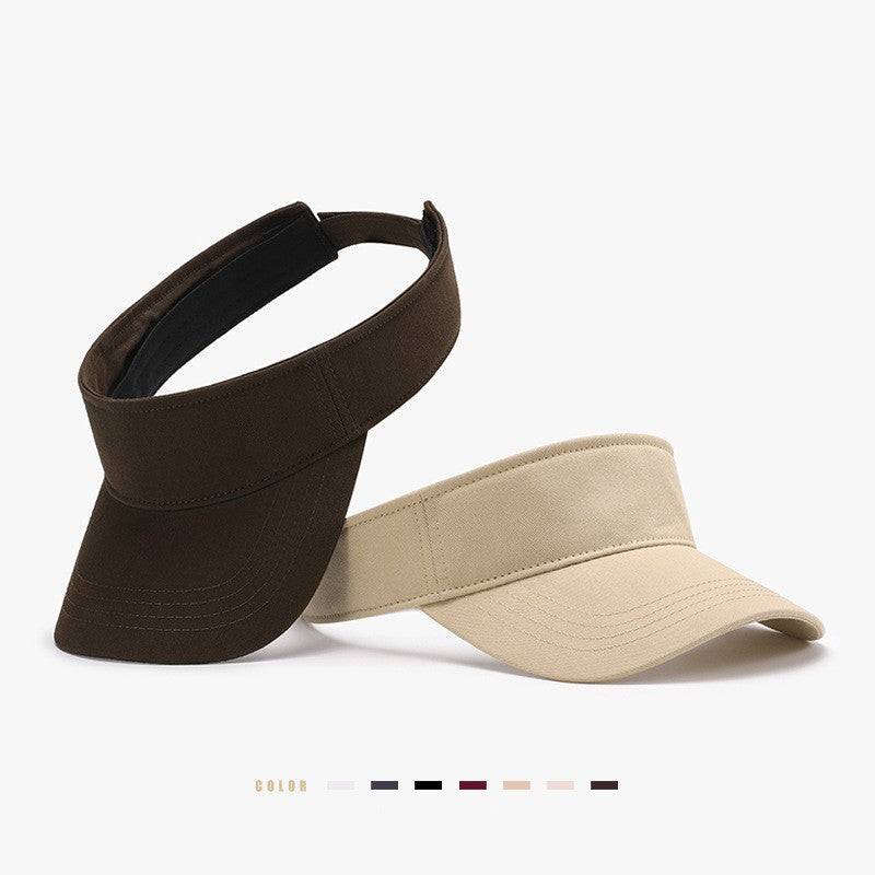 New Summer Sun Hats Men Women Cotton Outdoor Visor UV Protection Top Empty Sport Tennis Golf Running Sunscreen Baseball Cap